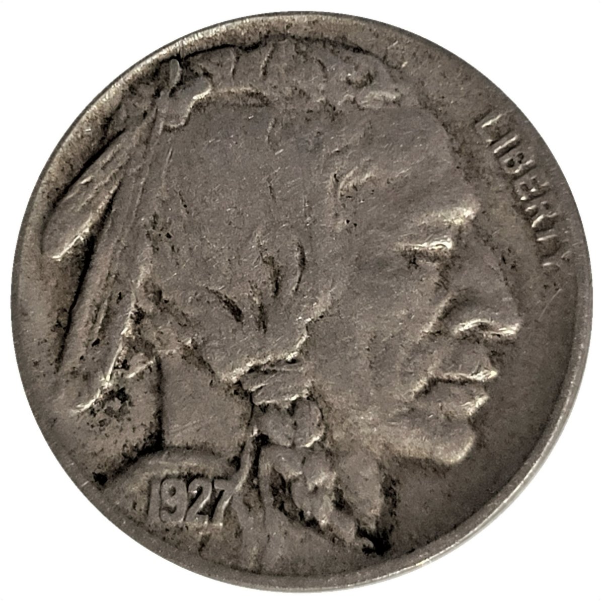 1927-S-5c-Buffalo-Nickel-#10